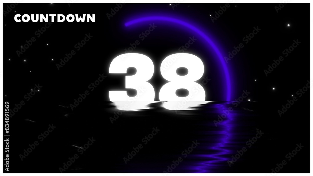 Clean Countdown On Water Timer Template Stock Template | Adobe Stock