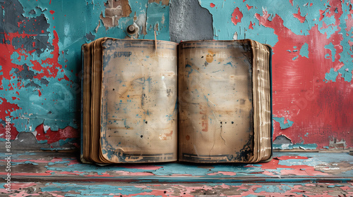 old open book