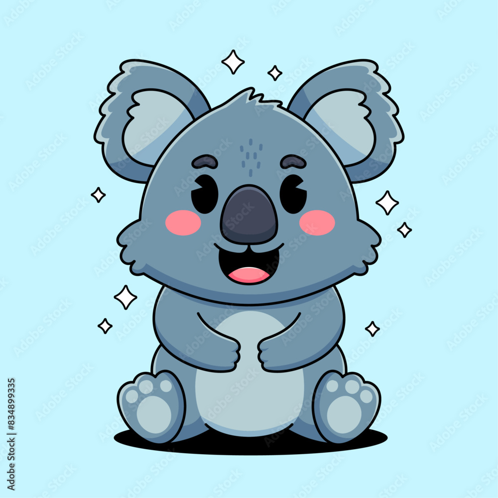 Naklejka premium Cartoon Koala