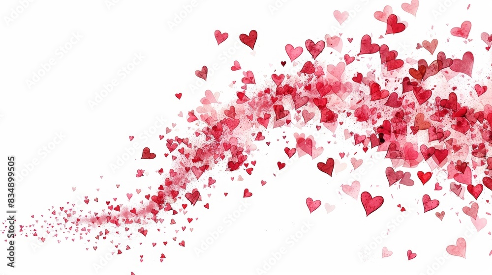 Artistic vector illustration of abstract heart background template design Artistic vector illustration of abstract heart background template design