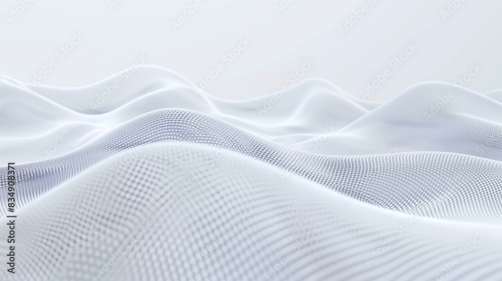 Abstract digital wave background with dots and lines in white and gray colors. Abstract digital wave background with dots and lines in white and gray colors.