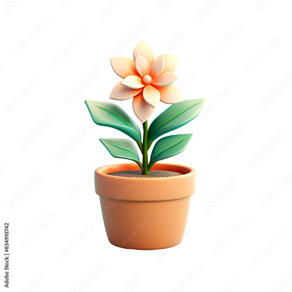 a flower in a pot a flower in a pot