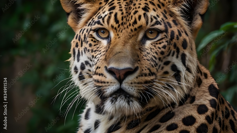 Fototapeta premium close up of a leopard