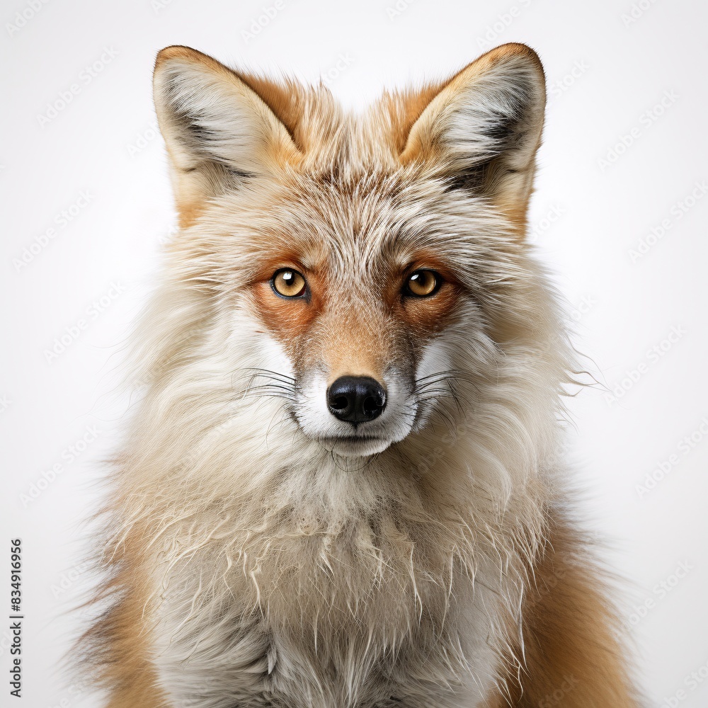 Fototapeta premium a close up of a fox