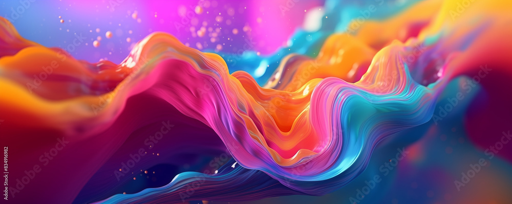 Fluid Art Mountain Background Fluid Art Mountain Background