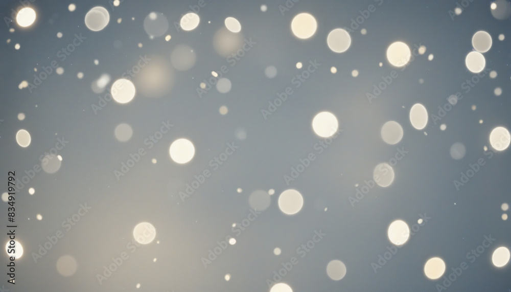 Festive Christmas Sparkle with Dreamy Light Blue Bokeh and Gray Accents Festive Christmas Sparkle with Dreamy Light Blue Bokeh and Gray Accents