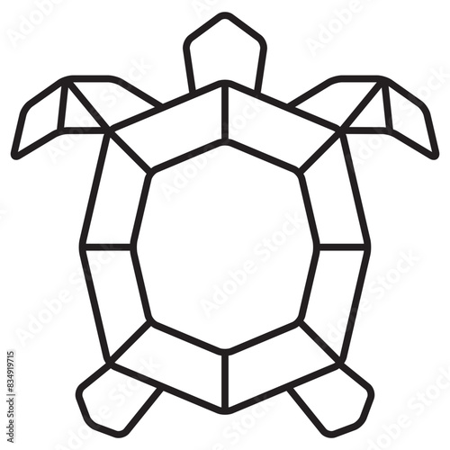origami turtle icon