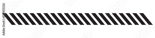 Slash divider. Slash line border. Diagonal parallel lines divider strip. Angle of tilt stripes. Black pattern of footer isolated on white background. 11:11