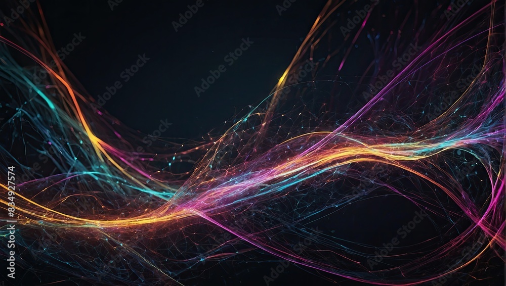 A colorful abstract image of a wave with the words flow background. A colorful abstract image of a wave with the words flow background.