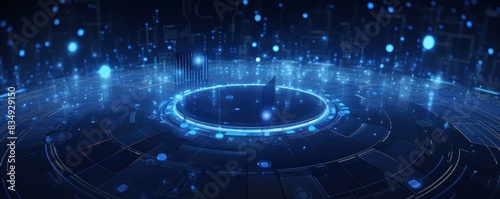Smooth background infrastructure symbols and connections technology background