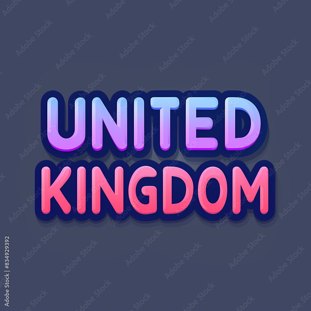 United Kingdom Flat App Icon - 4K Vector Illustration on Gradient Background United Kingdom Flat App Icon - 4K Vector Illustration on Gradient Background