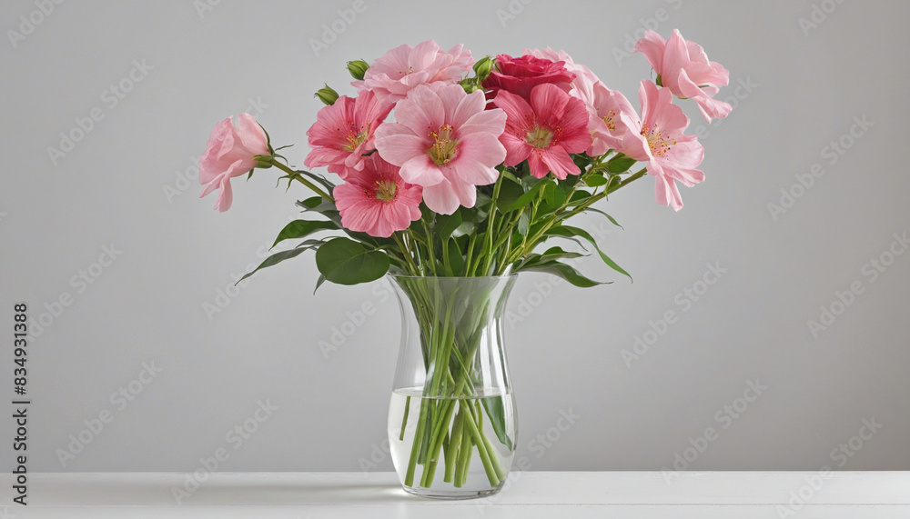 Bouquet of Roses in a Vase: A Vibrant Floral Arrangement to Express Love and Beauty Bouquet of Roses in a Vase: A Vibrant Floral Arrangement to Express Love and Beauty