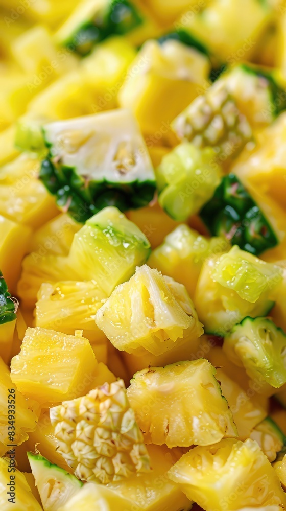 Fresh Pineapple Chunks, Juicy Diced Pineapple, Close-up Fruit Photography, Tropical Fruit Background, Healthy Summer Snack, Pineapple Texture Fresh Pineapple Chunks, Juicy Diced Pineapple, Close-up Fruit Photography, Tropical Fruit Background, Healthy Summer Snack, Pineapple Texture