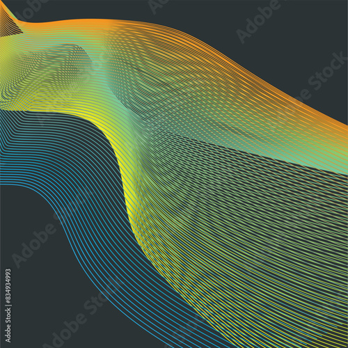 abstract wave background, abstract art