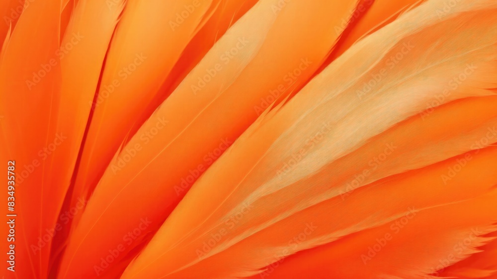 Stylish Orange Soft Feathers Background Stylish Orange Soft Feathers Background