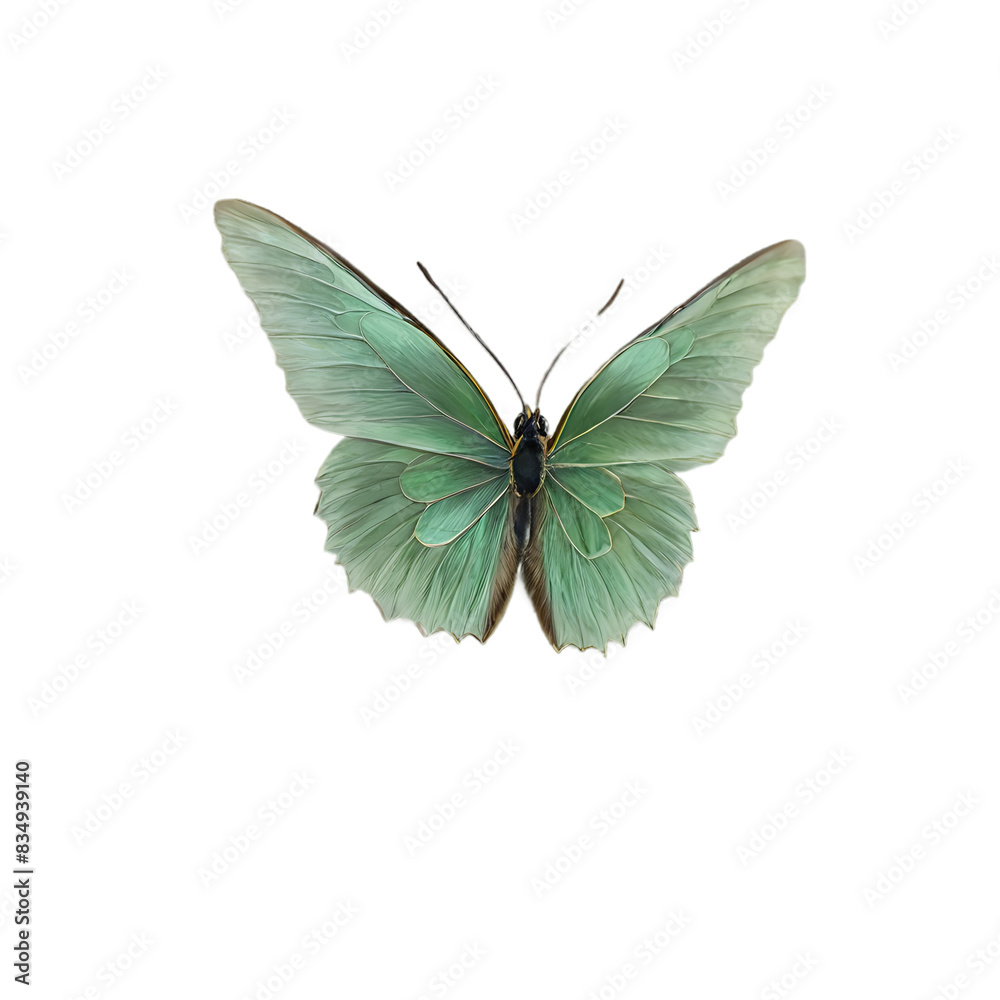 Beautiful Color Butterfly Isolated on a Transparent Background Beautiful Color Butterfly Isolated on a Transparent Background