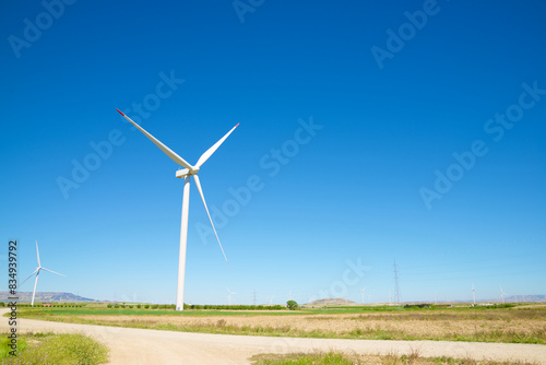 Wallpaper Mural Wind turbine generators for green electricity production Torontodigital.ca