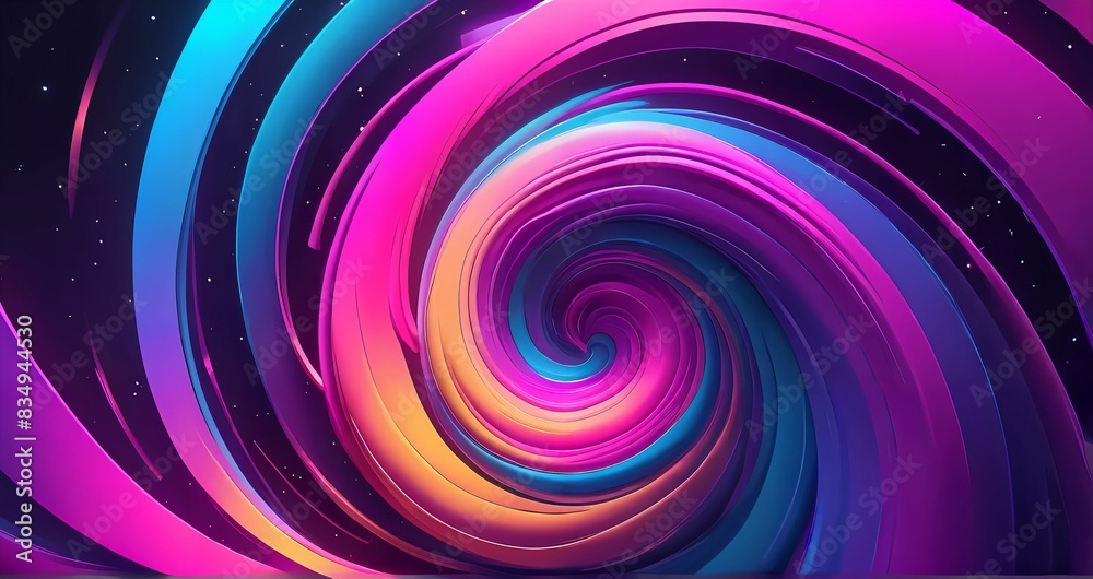 Gradient Wallpaper Illustration 3D Abstract