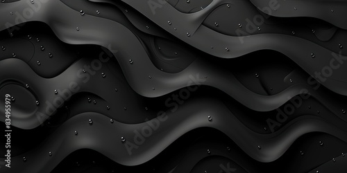 black texture background. Abstract wallpaper design