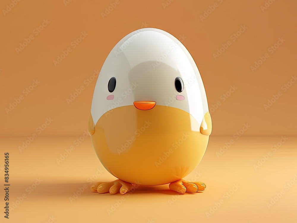 Egg Mascot, 3D character Egg Mascot, 3D character