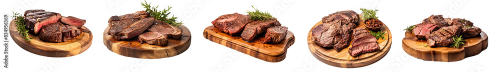 meat on wooden boards meat on wooden boards