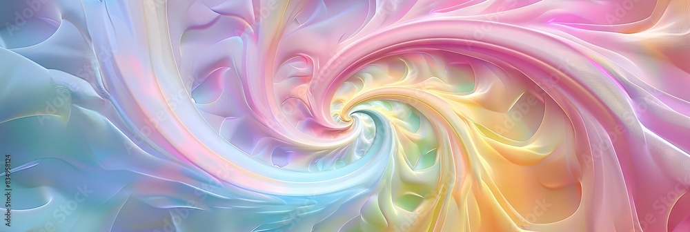 Fototapeta premium pastel paint swirl