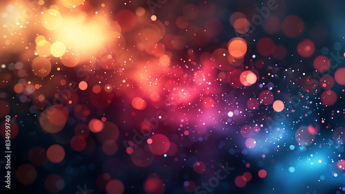colorful light bokeh background