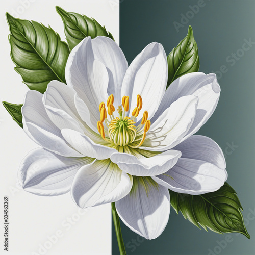 Romantic floral vector design with intricate hand-drawn elements and vibrant colors