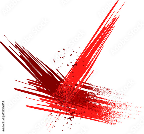 Brush grunge, speed shape, flash