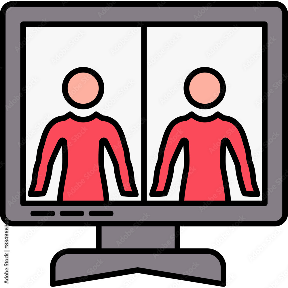 Online Meeting Icon Online Meeting Icon