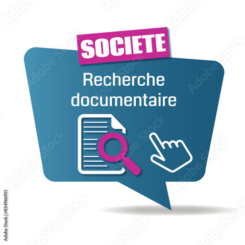 Logo recherche documentaire.