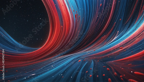 3D futuristic swirl illustration in iridescent purple gradient, isolated on a transparent background