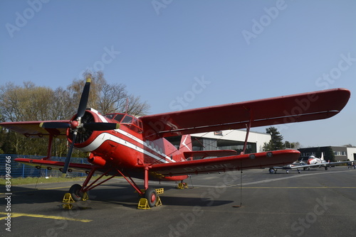 Doppeldecker Flugzeug