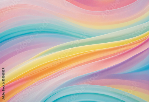 Abstract Pastel Rainbow Backgrounds in a Glittering Design