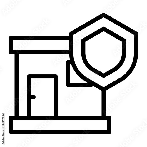 Security Vector Line Icon design