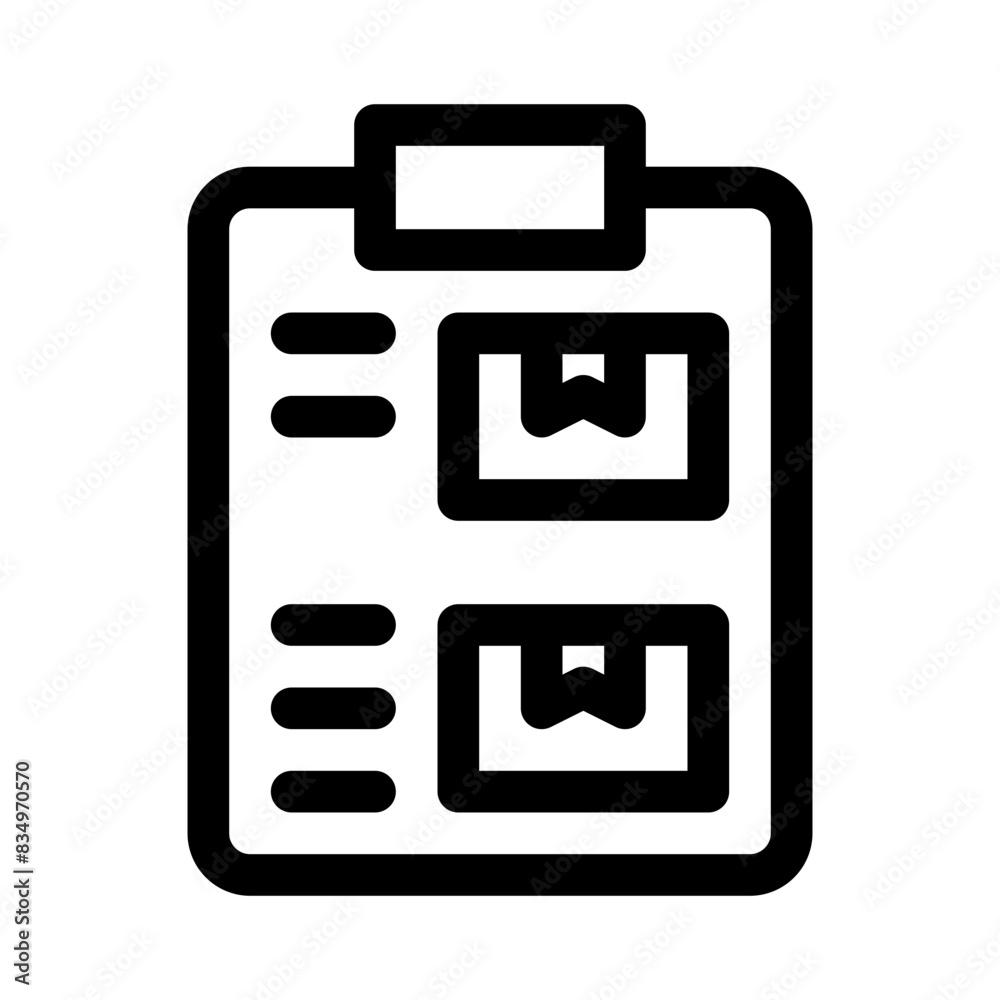 check list line icon check list line icon