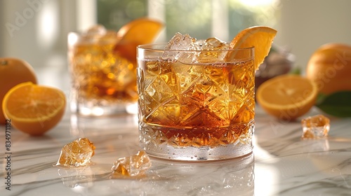 A classic old-fashioned with an orange twist.