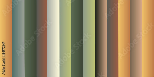 Horizontal colored stripes. Background of rainbow horizontal stripes. Vector illustration photo