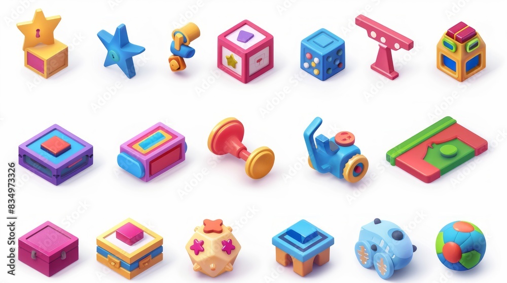 game and toys icon set game and toys icon set