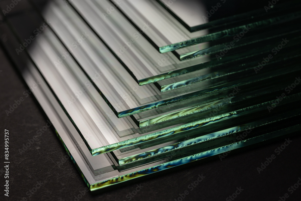 Glass Factory produces a variety of transparent glass thicknesses Glass Factory produces a variety of transparent glass thicknesses