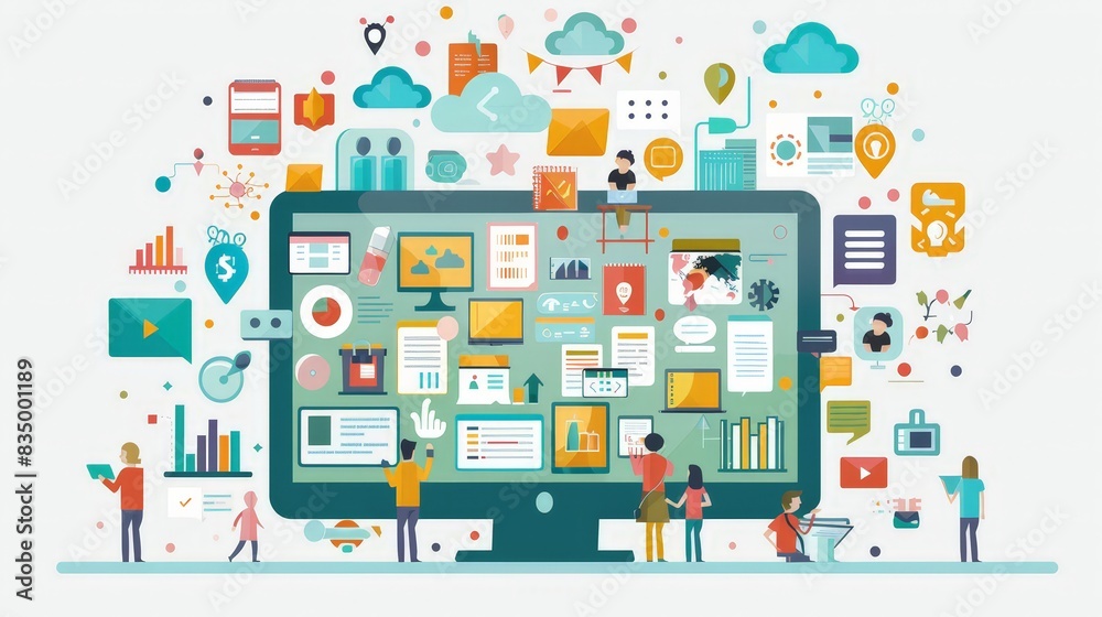 Design an infographic on digital literacy. Explain its importance in the modern world and provide tips for improving digital skills. Design an infographic on digital literacy. Explain its importance in the modern world and provide tips for improving digital skills.