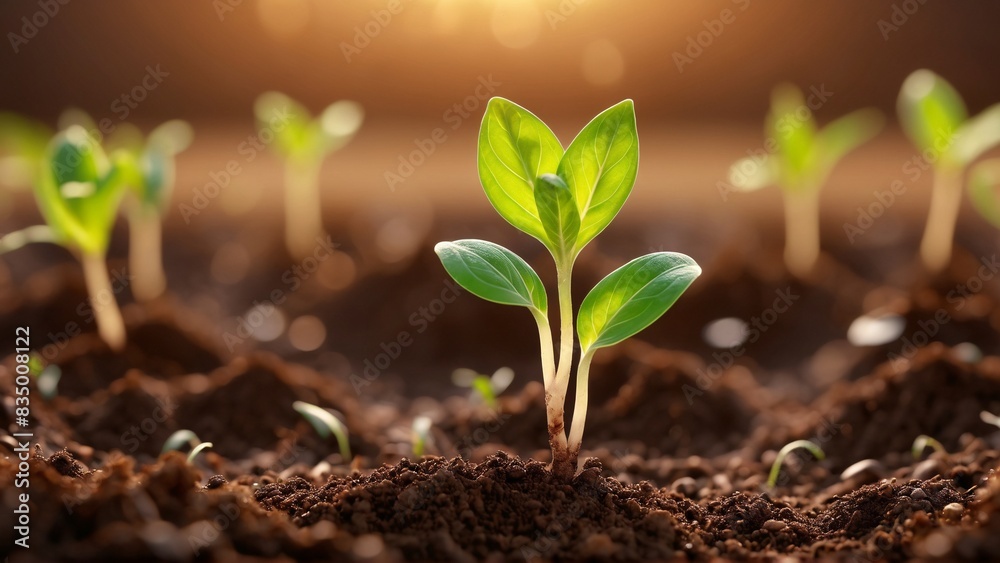 Seedlings Emerging from Rich Soil: A Symbol of New Life and Ecology
Seedlings Emerging from Rich Soil: A Symbol of New Life and Ecology