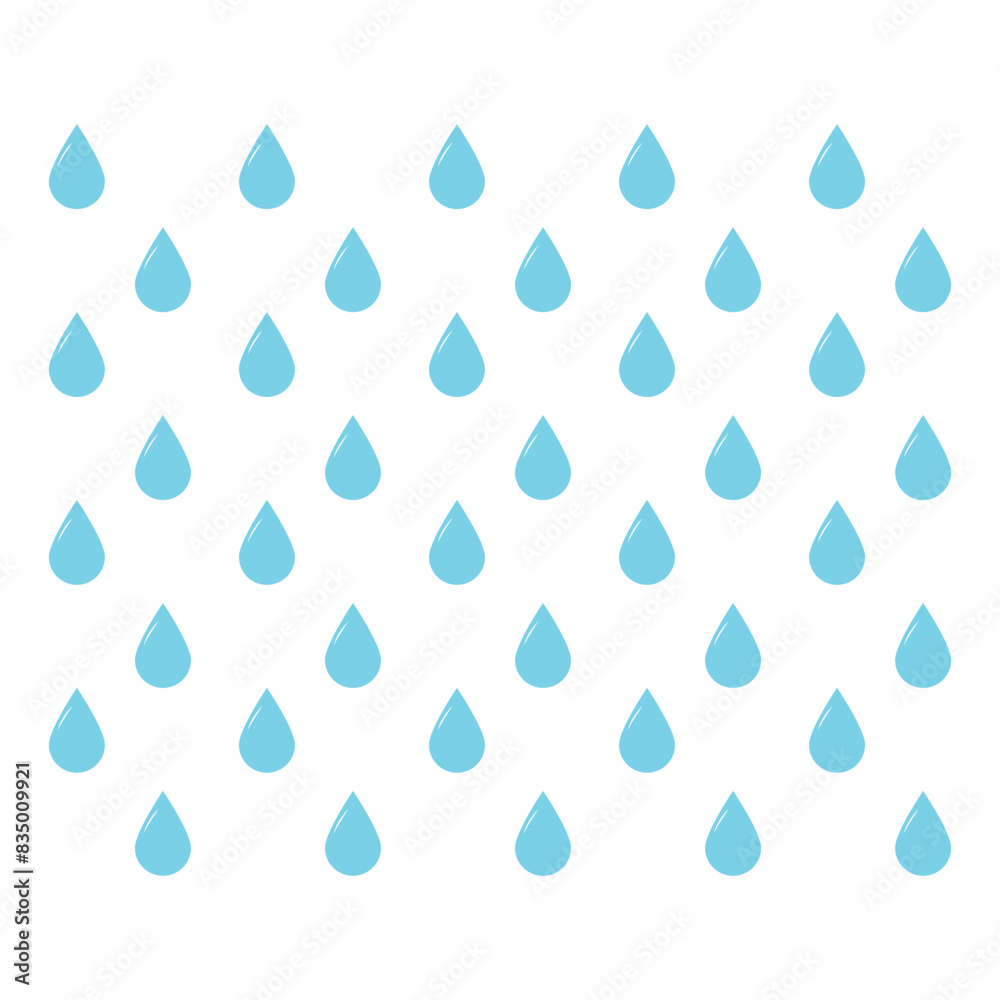 cartoon doodle rain drops. Vector clipart isolated on white background. cartoon doodle rain drops. Vector clipart isolated on white background.