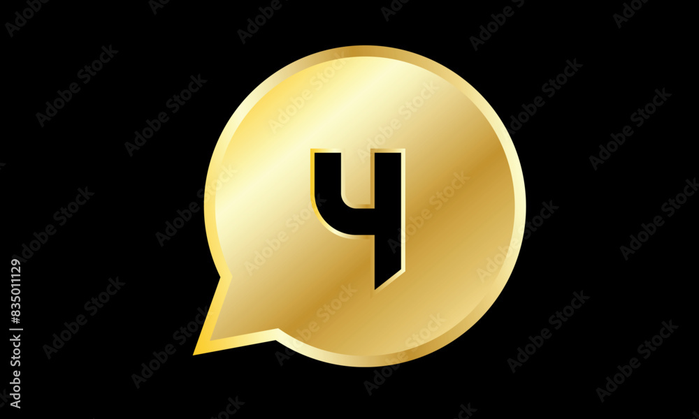 Number 3D Gold Logo Circle Triangle Modern Number 3D Gold Logo Circle Triangle Modern