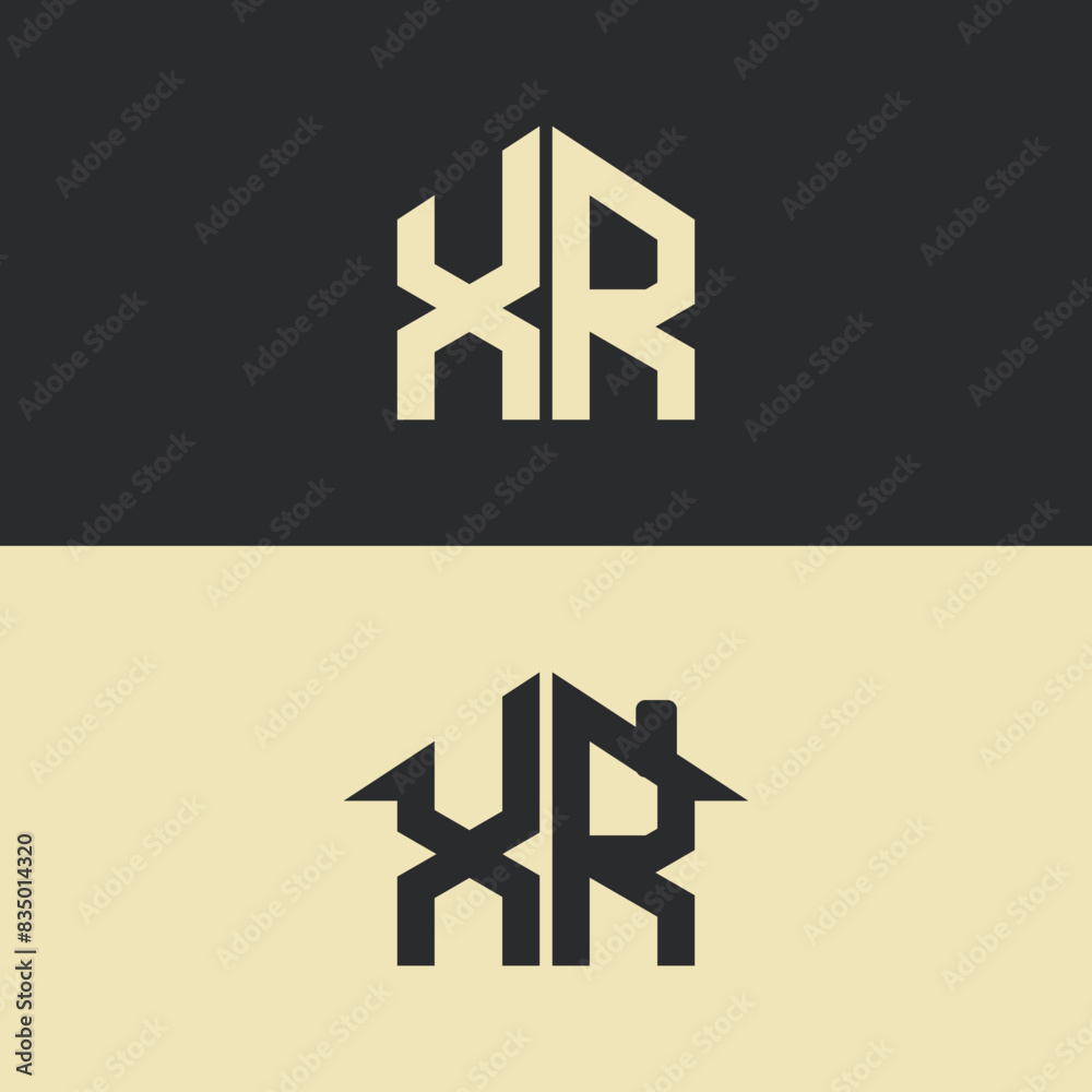 modern letter house and home logo design modern letter house and home logo design