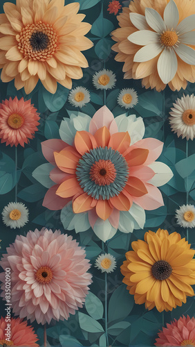 colorful gerber flowers