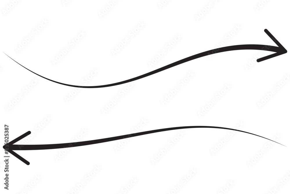 Long arrow line, icon vector, silhouette. Long Arrow vector. Arrow pointing. Vector set of trendy long arrows left and right in flat style. Black arrow vector illustration. Long arrow line, icon vector, silhouette. Long Arrow vector. Arrow pointing. Vector set of trendy long arrows left and right in flat style. Black arrow vector illustration.
