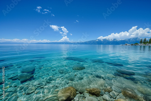 This is a picture taken in Lake Tahoe, California.