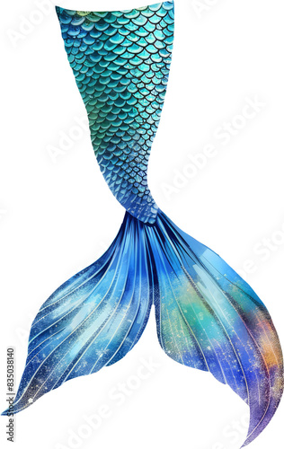 Mermaid Tail sticker transparent background PNG clipart