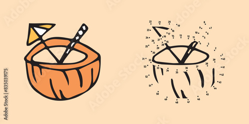 game. A child's game. collect the dots. dot to dot game. lines. black lines. assemble the lines. development. an educational program. the development of children. children. for children. vector.